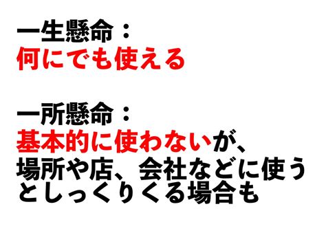 一生懸命と一所懸命の違い：言葉の迷宮を彷徨う